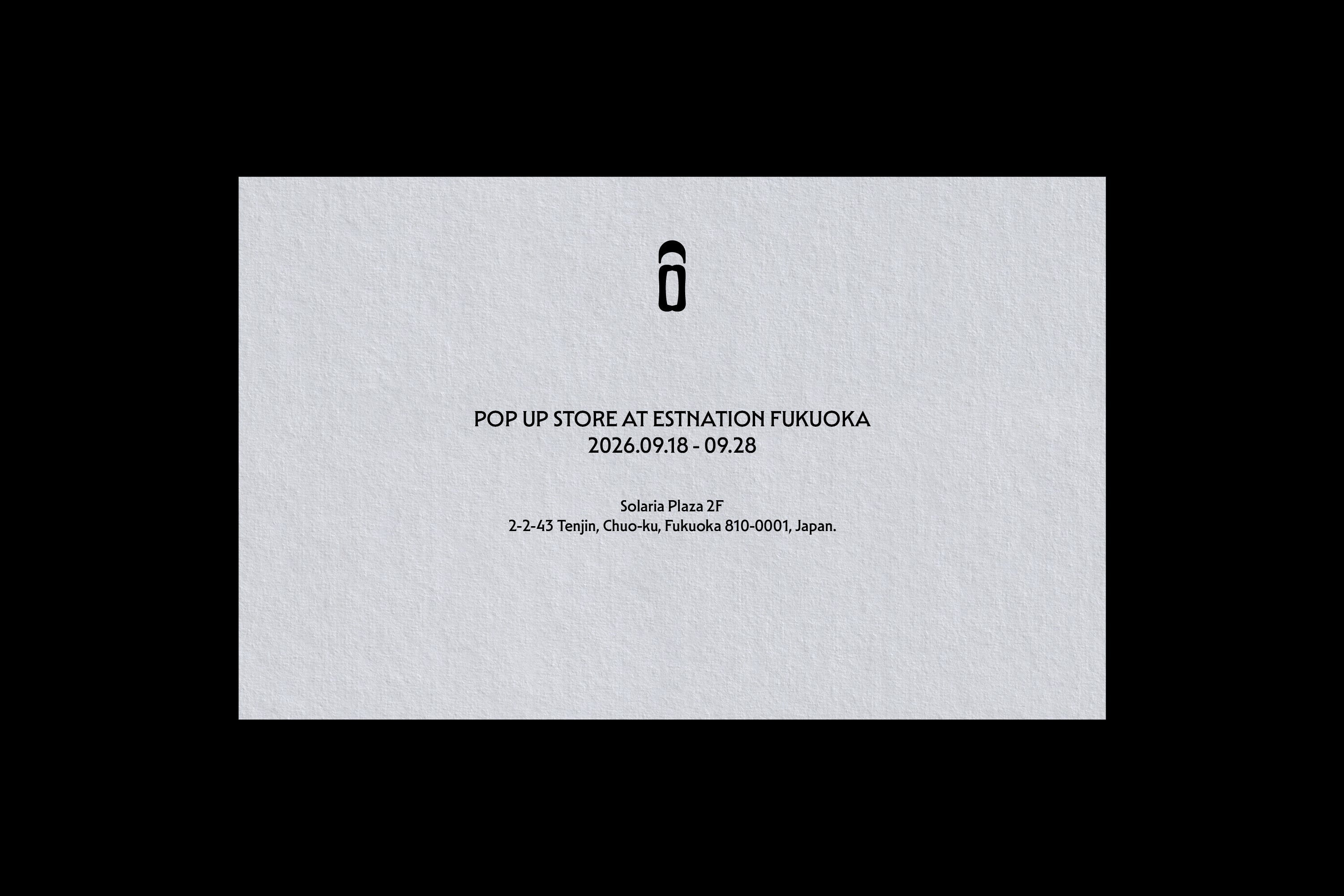 POP UP STORE AT ESTNATION FUKUOKA｜NOEIN ATELIER（ノエインアトリエ）OFFICIAL ONLINE STORE
