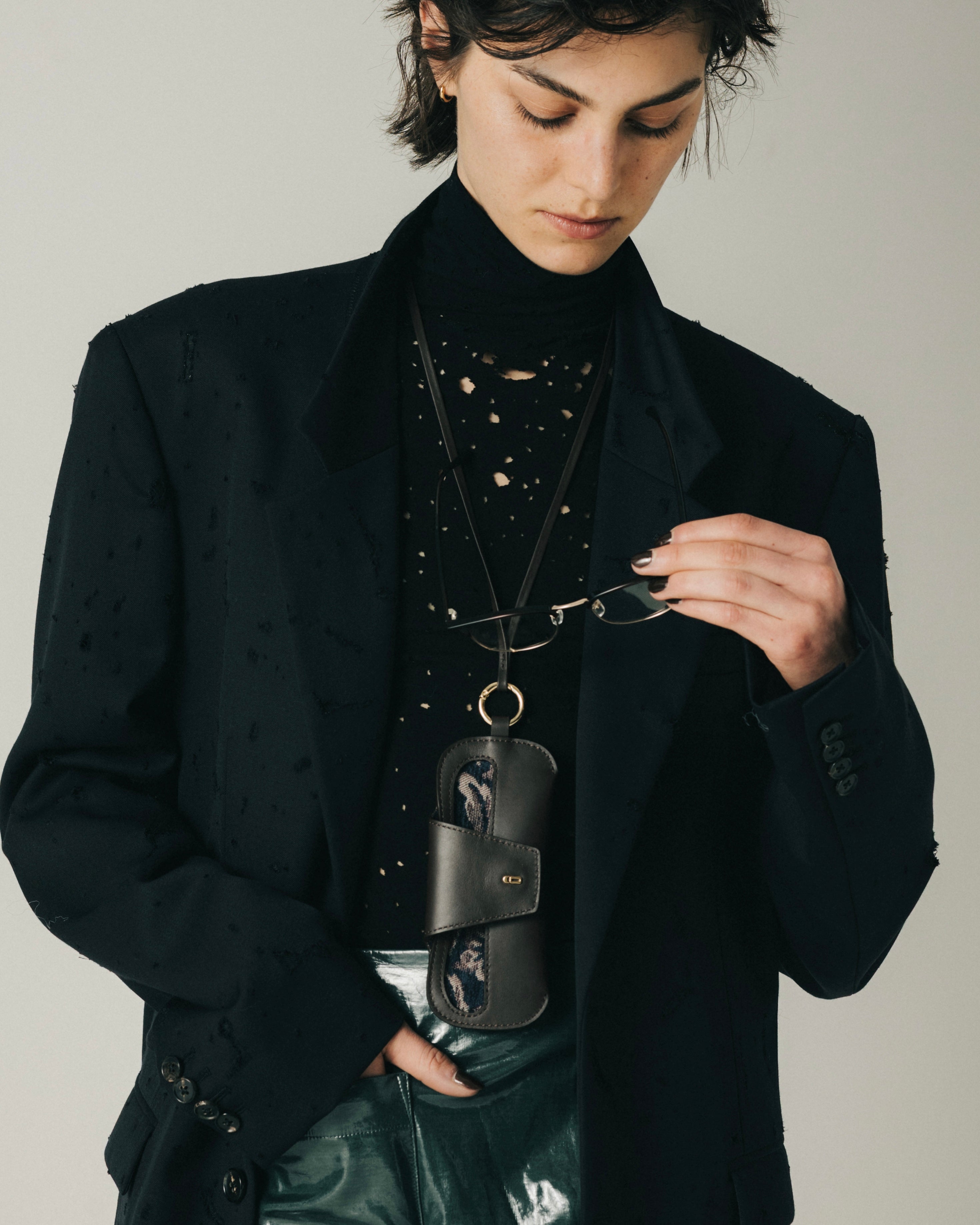 SIGNATURE EYEWARE CASE BROWN｜NOEIN ATELIER（ノエインアトリエ）OFFICIAL ONLINE STORE